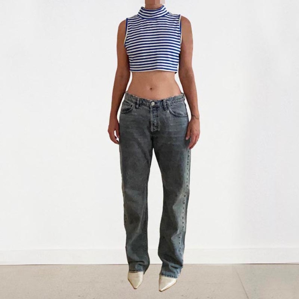 Stripe Crop Top